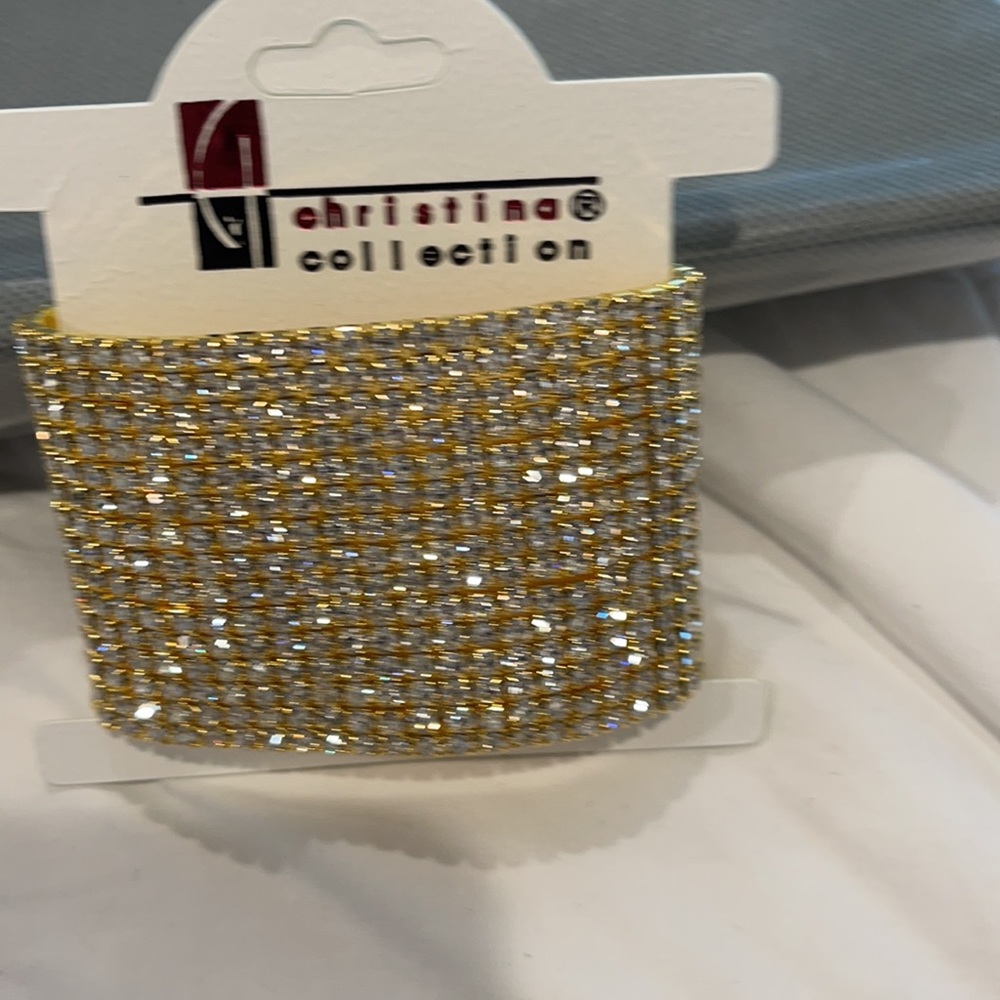 Women gold rhinestone cuff brand new - Picture 5 of 7